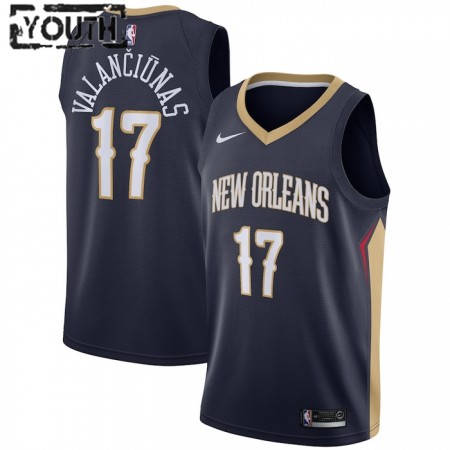 Dres New Orleans Pelicans jonas valanciunas 17 Nike 2022-23 Icon Edition Navy Swingman - Dječji